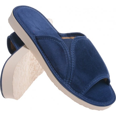 SZEROKIE KAPCIE DAMSKIE Z GUMKĄ WELUROWE